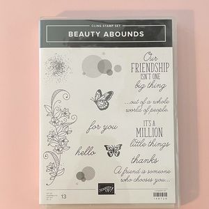 Stampin’ Up! Beauty Abounds Cling Stamp Set